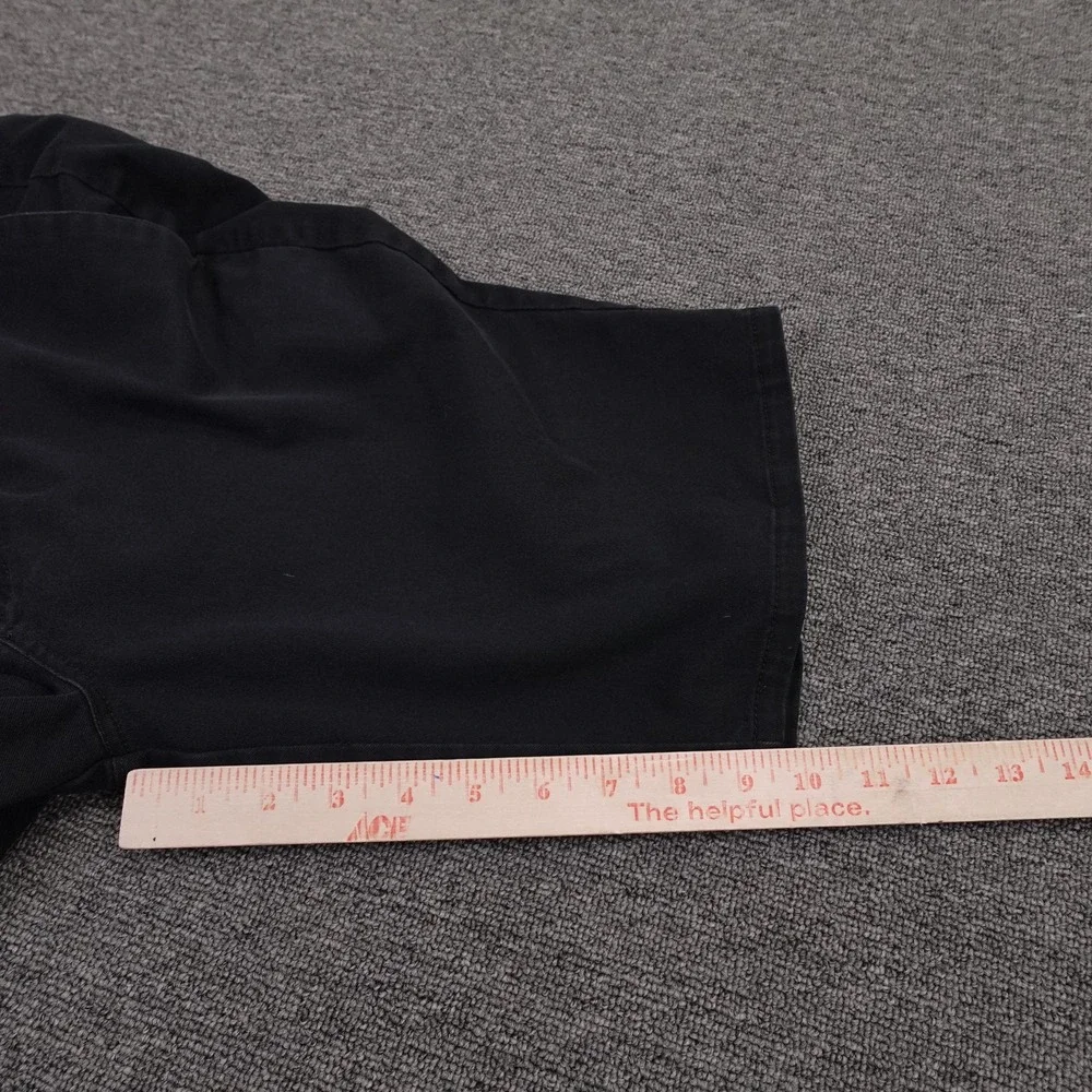 Volcom Shorts Mens 30 Black Chino Stretch 12 Inseam Casual Skate Summer